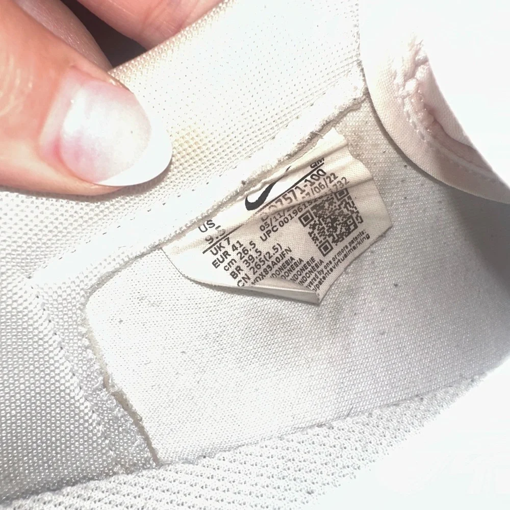 Nike Blazer Platform Women's White Copper Sneakers 9.5 - Picture 7 of 7